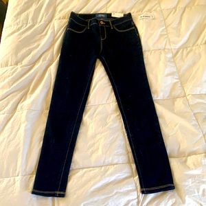 Old Navy dark blue skinny Rockstar jeggings